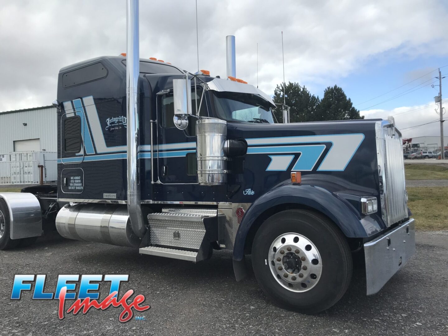 Integrity blue truck