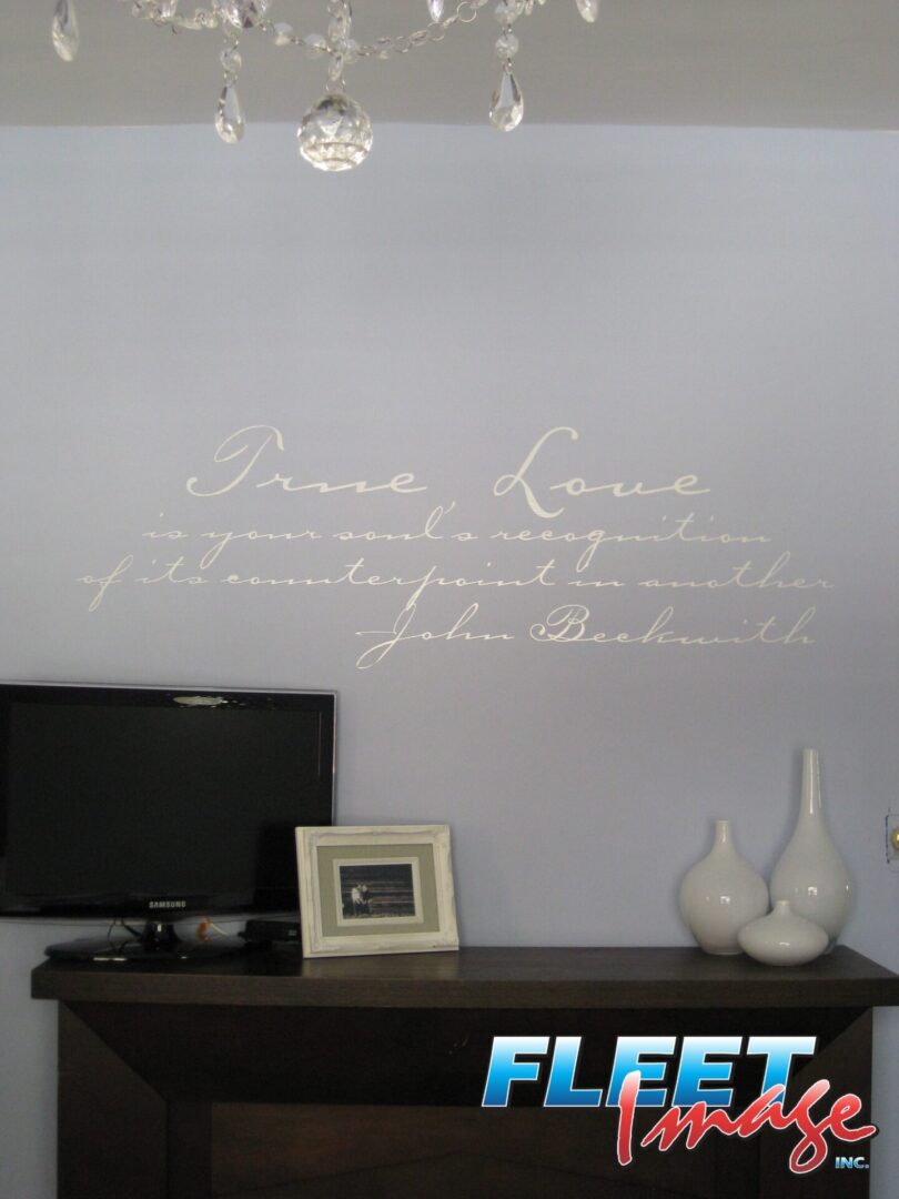 Quote wall art
